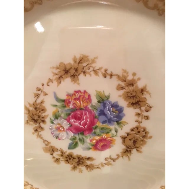 Ceramic C. Ahrenfeldt Limoges Cabinet Plates - Set of 12 For Sale - Image 7 of 9