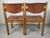 Brown Set of Leather Dining Chairs For Sale - Image 8 of 18