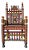 Vintage Pakistani Ceremonial / Punjabi Wedding Chair For Sale
