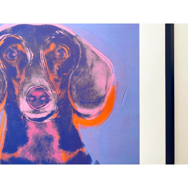 Andy Warhol Foundation Vintage 1998 Lithograph Print Framed Pop Art Poster " Portrait of Maurice " 1976 For Sale - Image 10 of 12