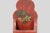 Floral Wall Pocket Red For Sale - Image 4 of 10