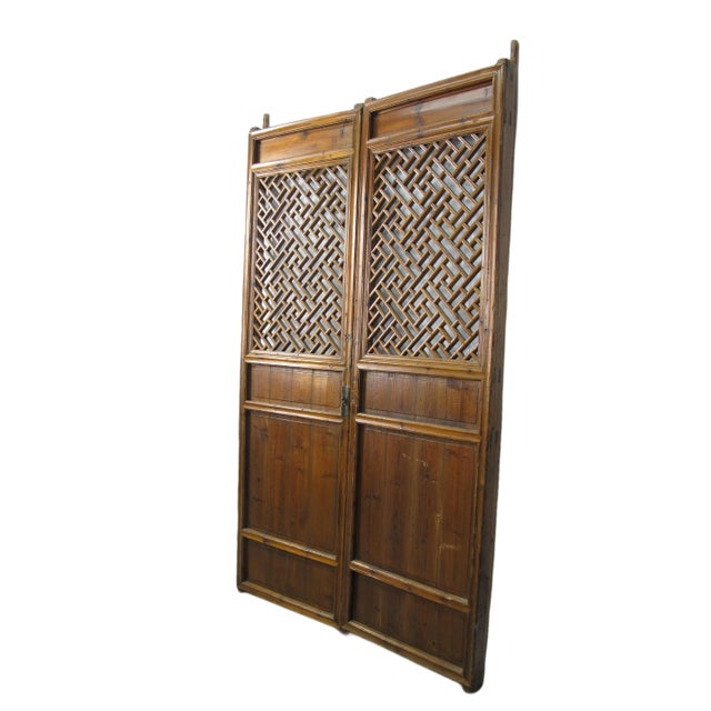 Chinese Pair of Screen Door For Sale - Image 3 of 11