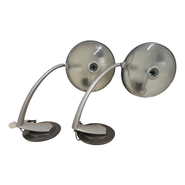 Boomerang 2000 Table Lamps from Fase, Set of 2 For Sale