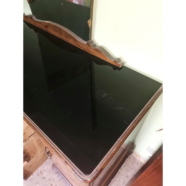 Chippendale Style Sideboard with Mirror, Italy, 1940s For Sale - Image 10 of 18