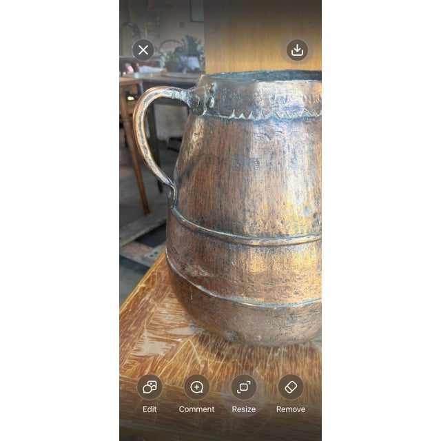 Antique Copper Vessel For Sale - Image 4 of 4