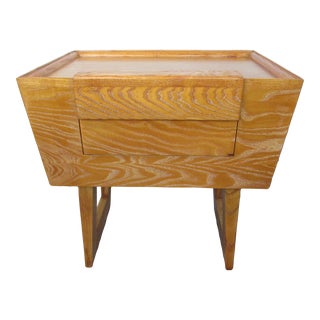 Vintage California Modern Nightstand by Paul Laszlo for Brown-Saltman For Sale