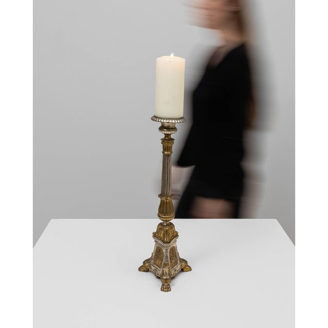 19th Century French Metal Candlestick For Sale - Image 12 of 18