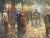 French 20th Century Vintage Paris Street Scene Oil Painting For Sale - Image 3 of 11