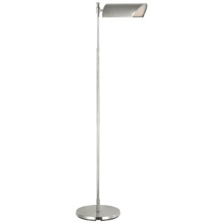 Thomas O'Brien by Visual Comfort Signature Bravo 48" Adjustable Pharmacy Floor Lamp in Polished Nickel For Sale