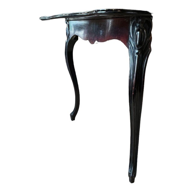 Rococo Ebonized Game Table Circa 1900 For Sale