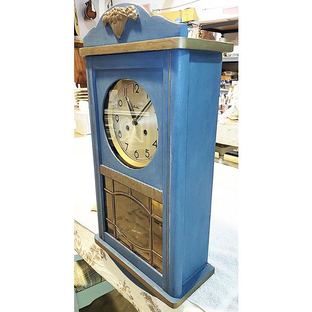 1900 - 1909 Antique German Wall Clock by Mauthe For Sale - Image 5 of 8