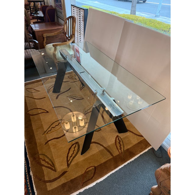 Metal Giusi Mastro for Roche Bobois Chronos Dining Table For Sale - Image 7 of 12