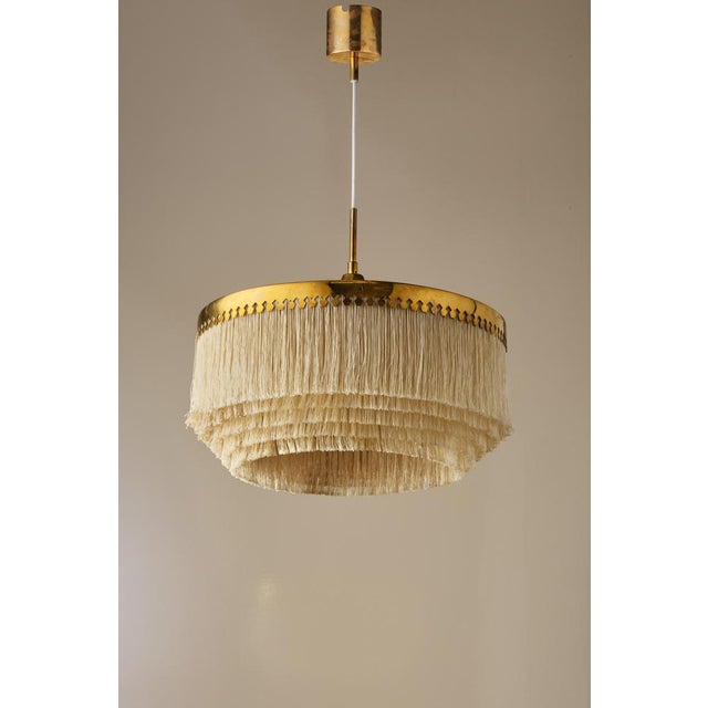 Metal Vintage Pendant Lamp by Hans-Agne Jakobsson, 1960s For Sale - Image 7 of 8