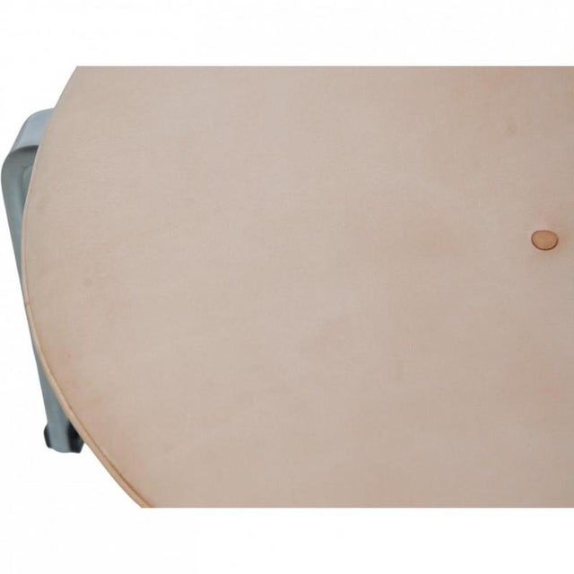 PK33 Stool in Leather by by Poul Kjærholm, 2017 For Sale - Image 6 of 10