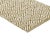 Part & Parcel Goods Textured Sample Diamond Rug, 6"x6", Moss and Eggshell For Sale