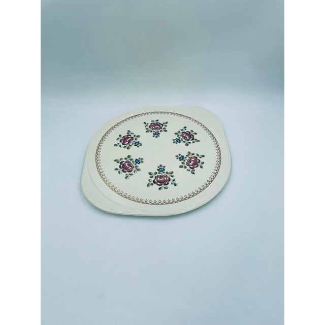 Vintage Ceramic Cake Stand, 1955 For Sale - Image 9 of 9