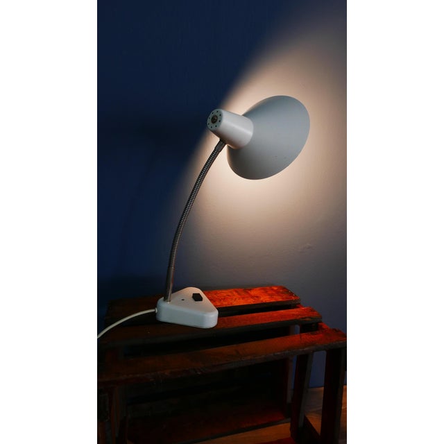 Desk Lamp with Flexible Bag Lampshade from Hala, 1950s, in Very Good conditions. Designed 1950 to 1959 I have official...