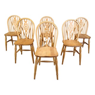 Vintage Dining Chairs from Ercol, 1950s, Set of 6 For Sale