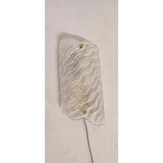 Vintage Italian Murano Crystal Wall Light, 1980s For Sale - Image 12 of 12