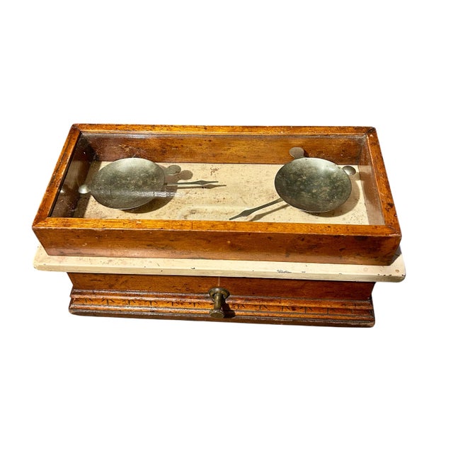 Wood 19th Century Apothecary Scale For Sale - Image 7 of 12
