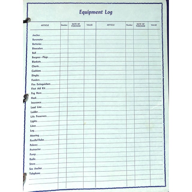 Traditional Abercrombie & Fitch C1934 Guest Register & Log Book For Sale - Image 3 of 12