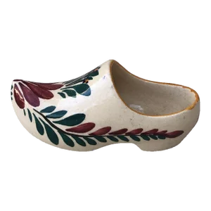 Circa 1920 French Faience Clog Quimper