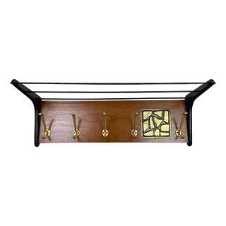 Boomerang Wall-Mounted Coat Rack by A. Hendrickx for Belform, 1960s For Sale