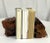 1950s 1950s Large Vintage Walnut Burl Bookends- Set of 2 For Sale - Image 5 of 6