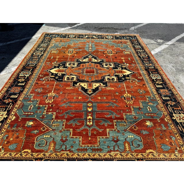 Sienna 8ft 9in X 12ft Serapi Area Rug For Sale - Image 8 of 11