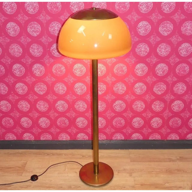 Decorative highlight Particularly elegant model Floor lamp from Cosack, with high-quality, heavy and solid workmanship...