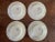 Royal Crownford Vintage English Ironstone Soup Pasta Bowls - Set of 4 - White Wheat Pattern For Sale - Image 4 of 7