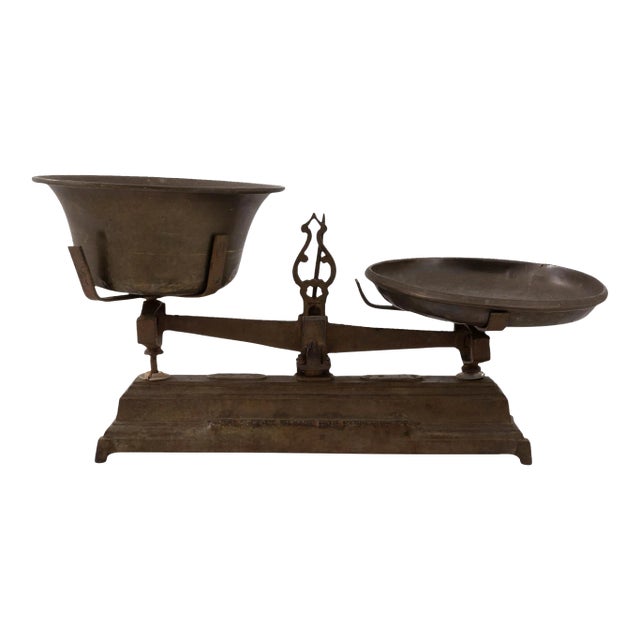 1900s French Metal Scale For Sale