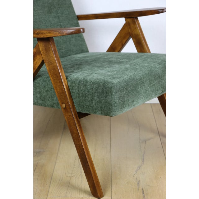 Olive Green B-310 VAR Armchair, 1970s For Sale - Image 9 of 12