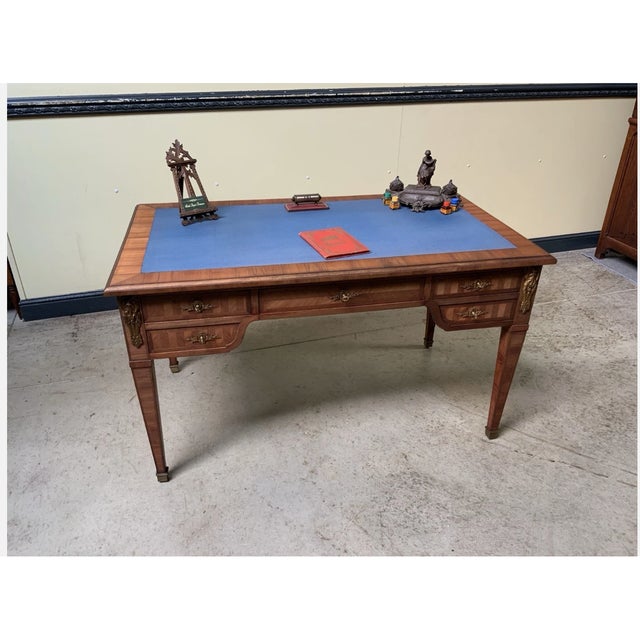 Age: circa 1900 Wood type: solid and veneered wood with inlays Condition: very good, meticulously maintained, and ready-...