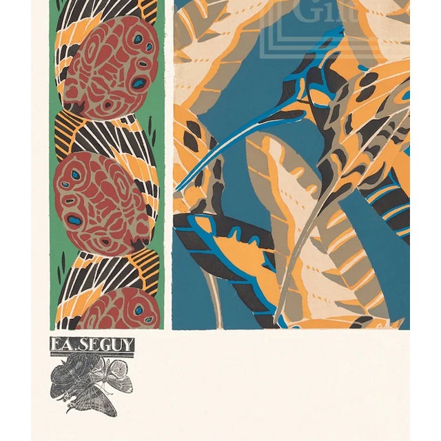 All Edges Gilt's edition of Séguy's Papillons: vingt planches en phototypie coloriées au patron donnant 81 papillons et 16...