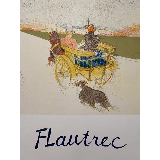 This lithographic poster after Henri de Toulouse-Lautrec was designed for an exhibition in 1954 at Galerie R.G. Michel in...