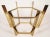 1970s Vintage Hexagonal Brass Plated Coffee Table Base For Sale In Miami - Image 6 of 8