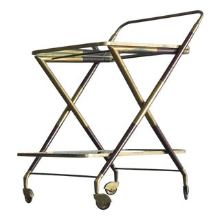 Italian Bar Trolley attributed to Cesare Lacca, 1960s For Sale