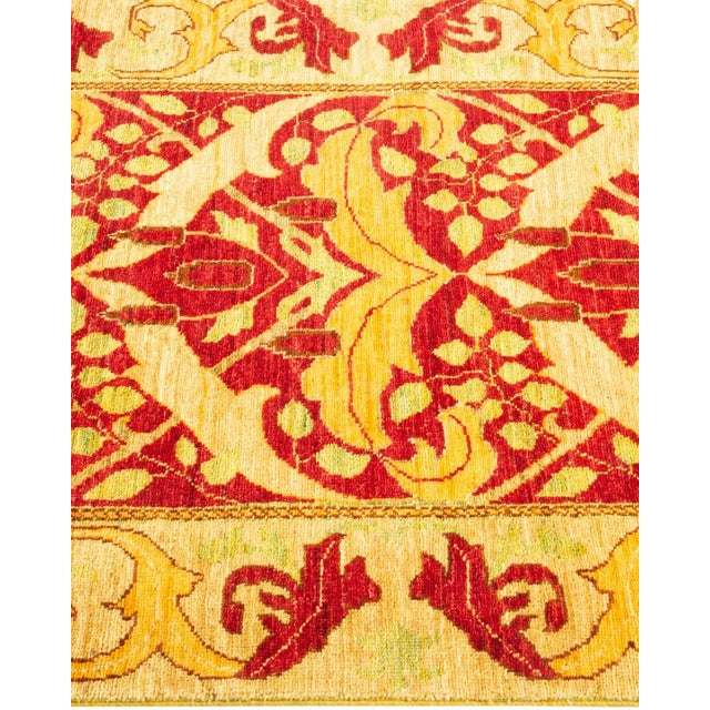 Solo Rugs Arts & Crafts Hand-Knotted Area Rug - Red, 2' 10" x 5' 2" For Sale - Image 4 of 8