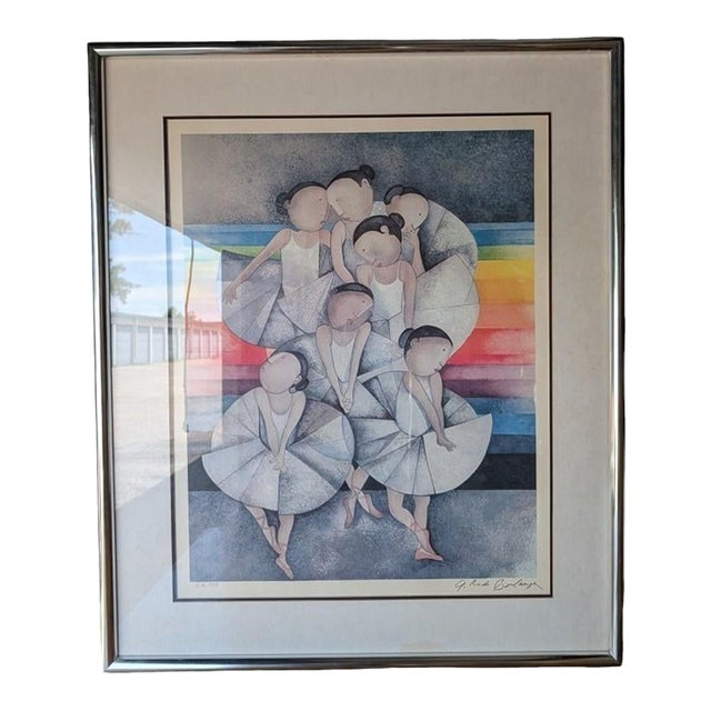 Late 20th Century Graciela Rodo Boulanger "Les Petit Rats" Limited Collector's Edition Signed/Numbered Lithograph Rare For Sale