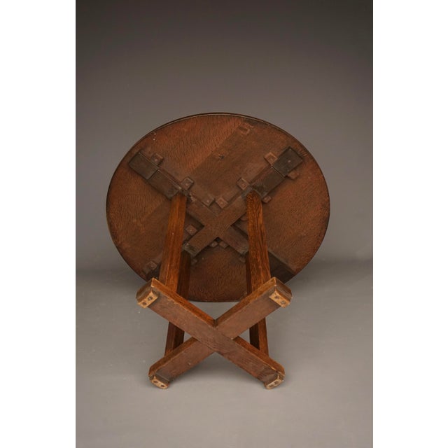 Modern Art Deco Oak Console Table by Frits Spanjaard for Lov, 1920s For Sale - Image 3 of 14