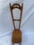 Brown 1980s Cottagecore Oak Stool Highback Artisan Crafted Country Oak For Sale - Image 8 of 10