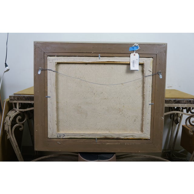 Late 20th Century The Rainbow Landscape Oil Painting on Linen After Peter Paul Rubens 39" For Sale - Image 9 of 13