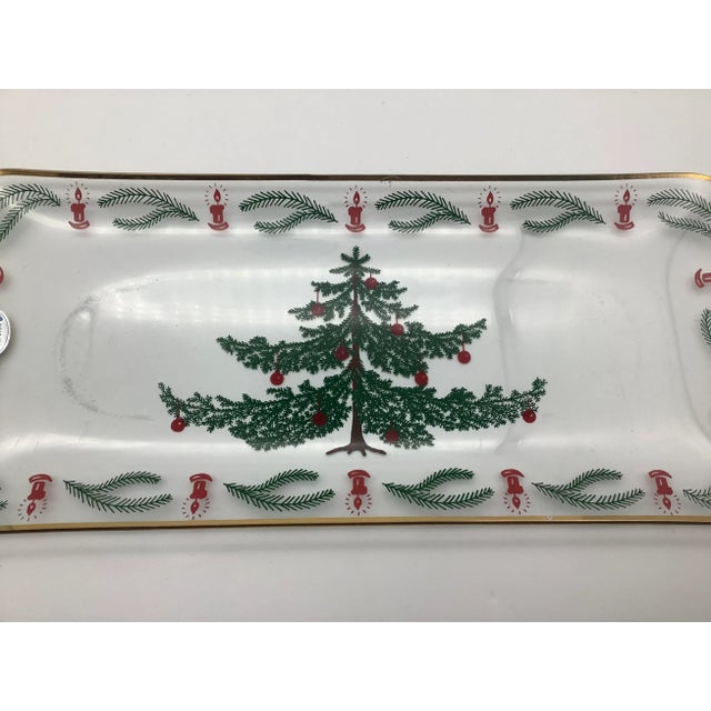 Mid 20th Century Vintage German Christmas Serving Plate For Sale - Image 4 of 13