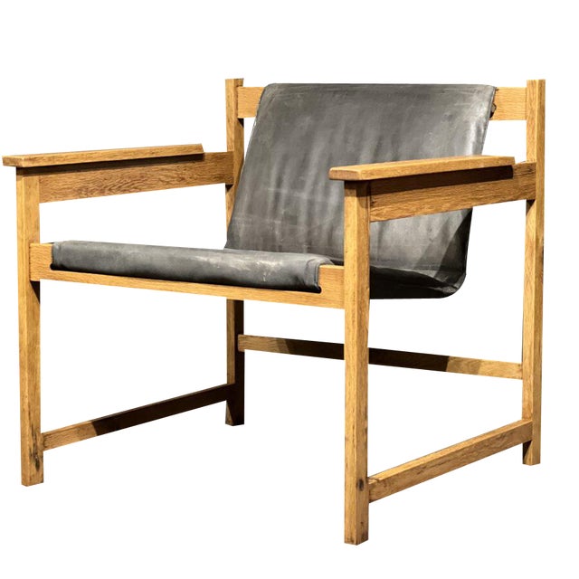 Oak Armchair attributed to Sergio Ramírez For Sale