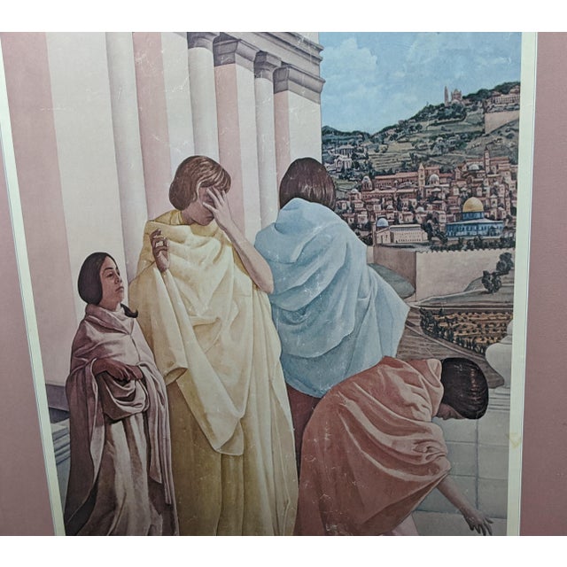 Wood 1973 Harold Bruder Pencil-Signed Holy City Art Print – 1972 Nyc Gallery Provenance For Sale - Image 7 of 13