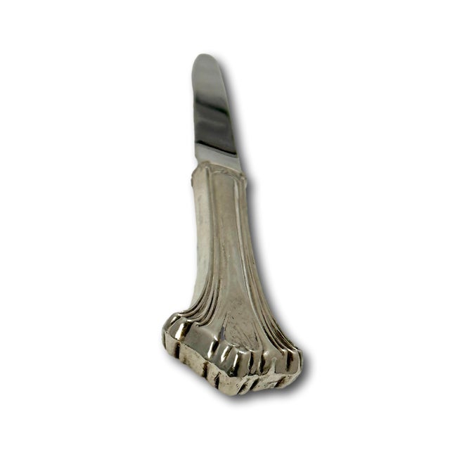 Silver Fine Vintage Sterling Silver Handle Letter Opener by Tuttle Silversmiths for Neiman Marcus - Circa Late 1900s For Sale - Image 8 of 12