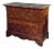 French Louis Philippe Chest or Commode of Burr Walnut With Marble Top For Sale