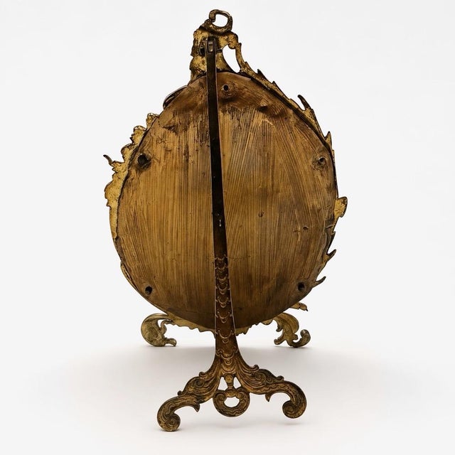 19th Century Napoleon III Gilt Bronze Vanity Mirror For Sale - Image 10 of 11