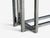 Constructivist Style, Console Table, Chromed Steel, Beveled Glass, Usa, 1980s For Sale - Image 9 of 11